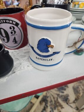 Ravenclaw Crest Ceramic Mug - Blue & White